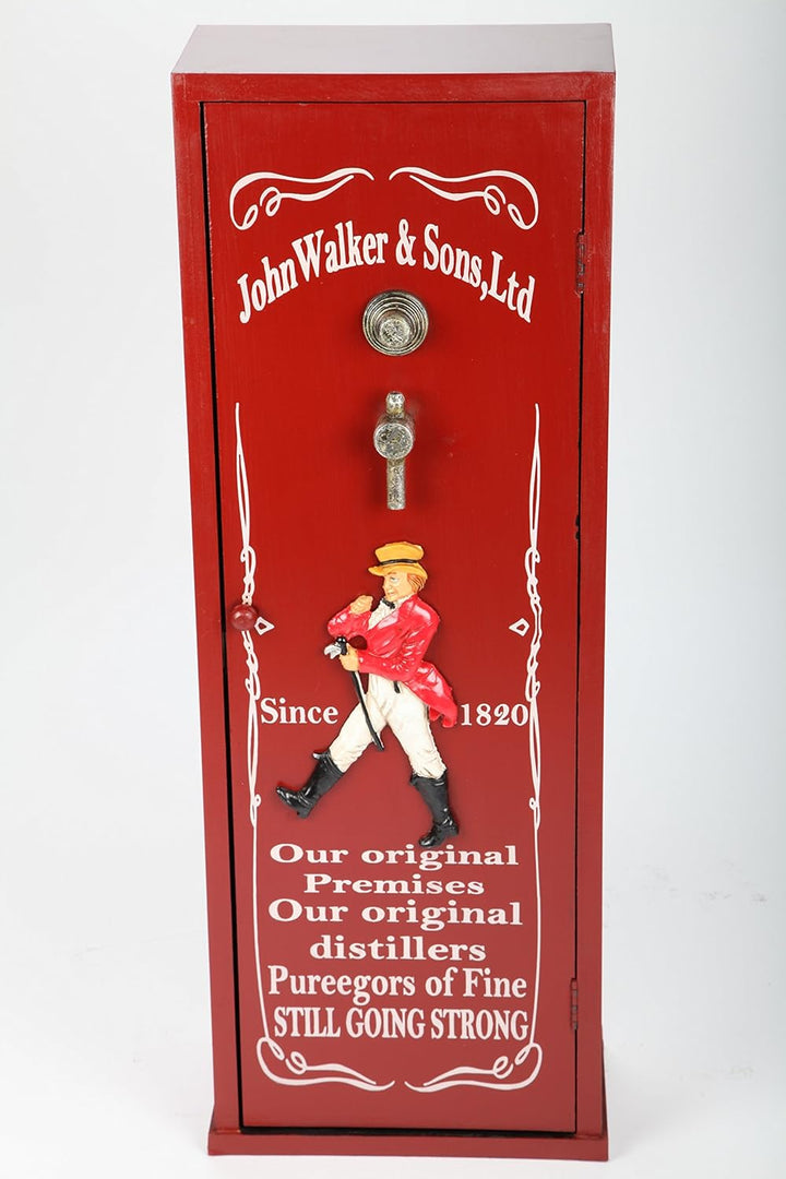 Design-Schrank Whiskey, Retro, rot, 85cm