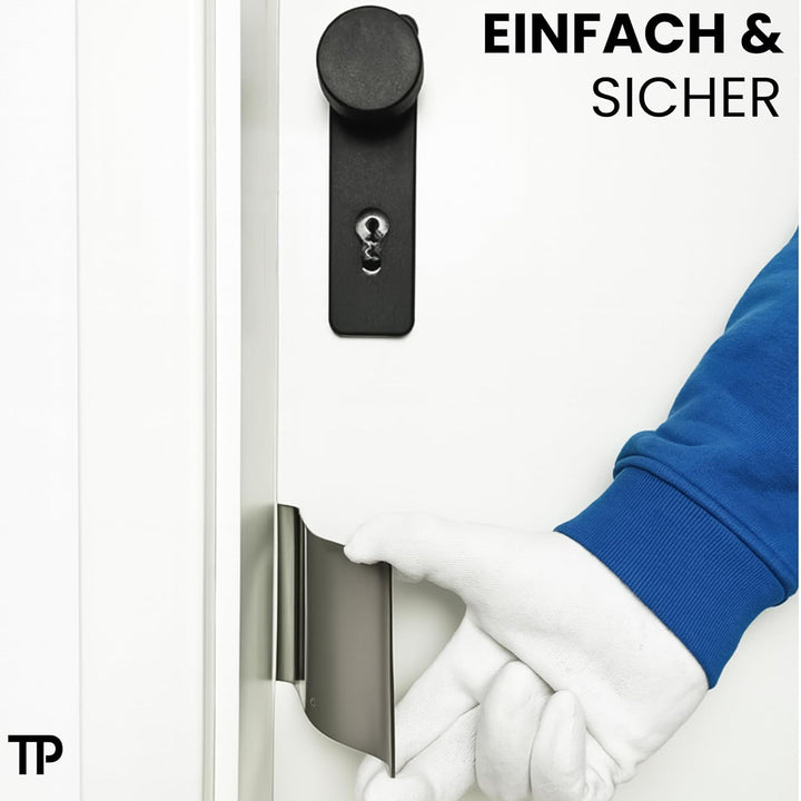 Türfallengleiter 20 mm – Profi Türöffner Metall aus Edelstahl – Türöffnungswerkzeug & Türfallenöffne