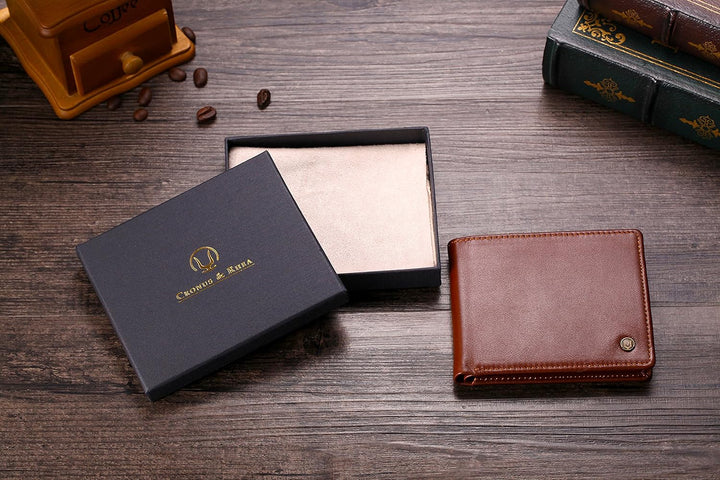 Cronus & Rhea® | Luxus Geldklammer aus exklusivem Leder (Ladon) | Kartenhalter - Kartenetui - Geldbe