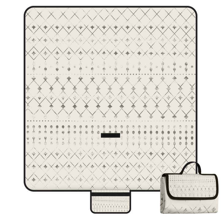 Jopee Picknickdecke Wasserdicht, 200x200cm Extra Gross Sandfrei Stranddecke für 4-6 Personen, Waschb