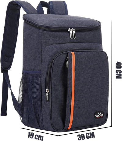 QINGLOU 28L Kühlrucksack Thermo Rucksack Picknickrucksack Kühltasche Gross Isoliert Cooler Bag Männe
