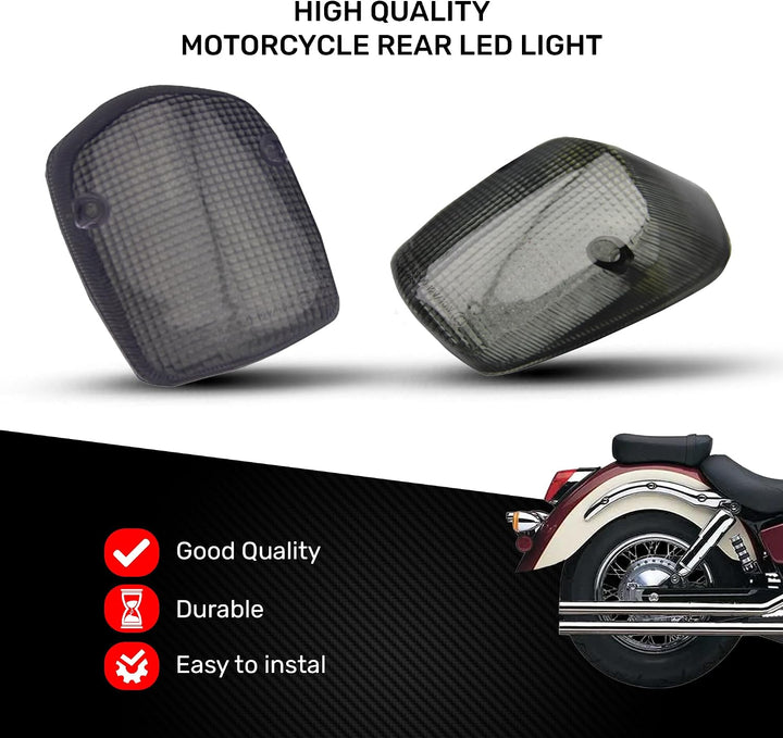 aVDB-moto LED Bremslicht kompatibel mit HONDA Shadow ACE 750 2002-2003, Shadow SABRE 1100 2000-2008,