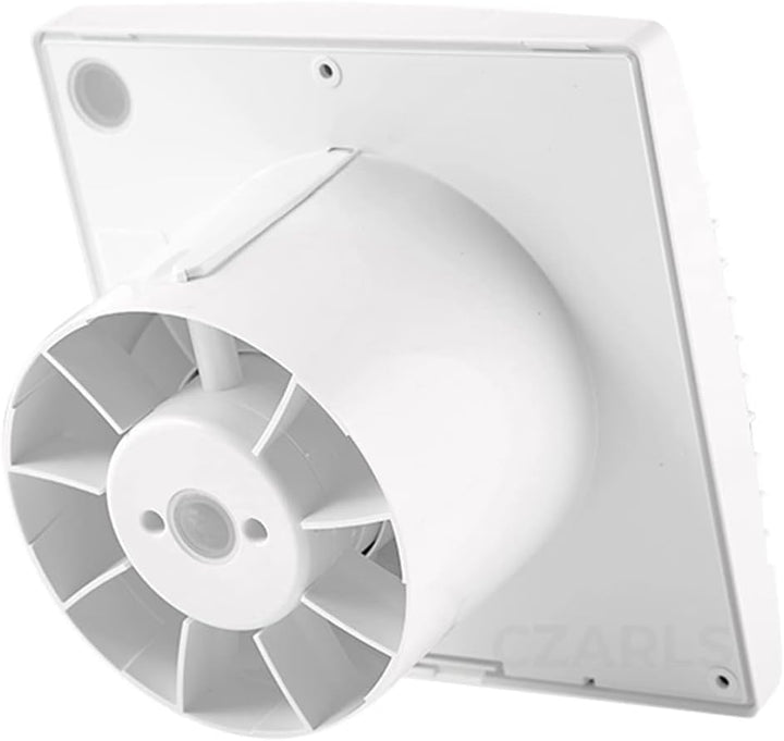 F.H. ANA Lüfter Badlüfter mit Jalousie Ø 120 mm - Standard - Leise (Durchmesser: Ø 120 mm, Funktion: