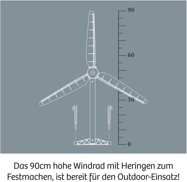 KOSMOS 621353 Windrad, Entdecke erneuerbare Energien, Bausatz für Windrad zur emmissionsfreien Strom