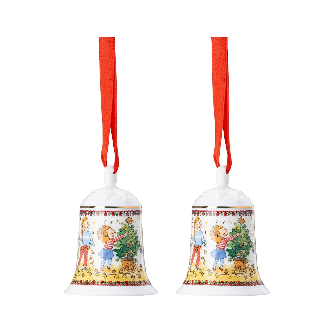 DKG utils 2 x Porzellanglocke 2024 Weihnachtsglocke #02250-722829-27920