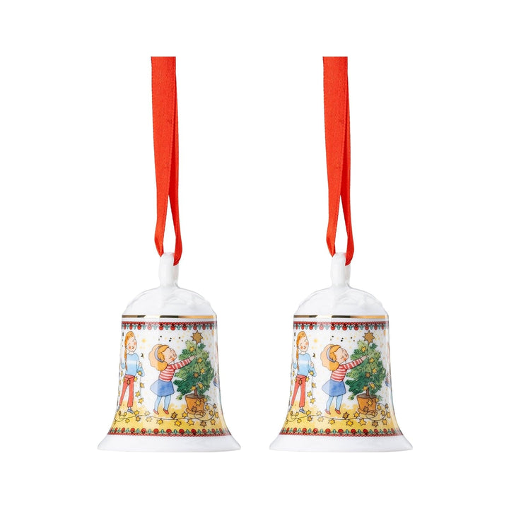 DKG utils 2 x Porzellanglocke 2024 Weihnachtsglocke #02250-722829-27920