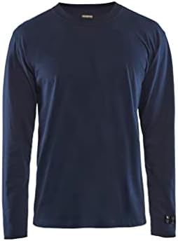 Blaklader Flammhemmendes Langarm-T-Shirt 3483-1737 M Blau, M Blau