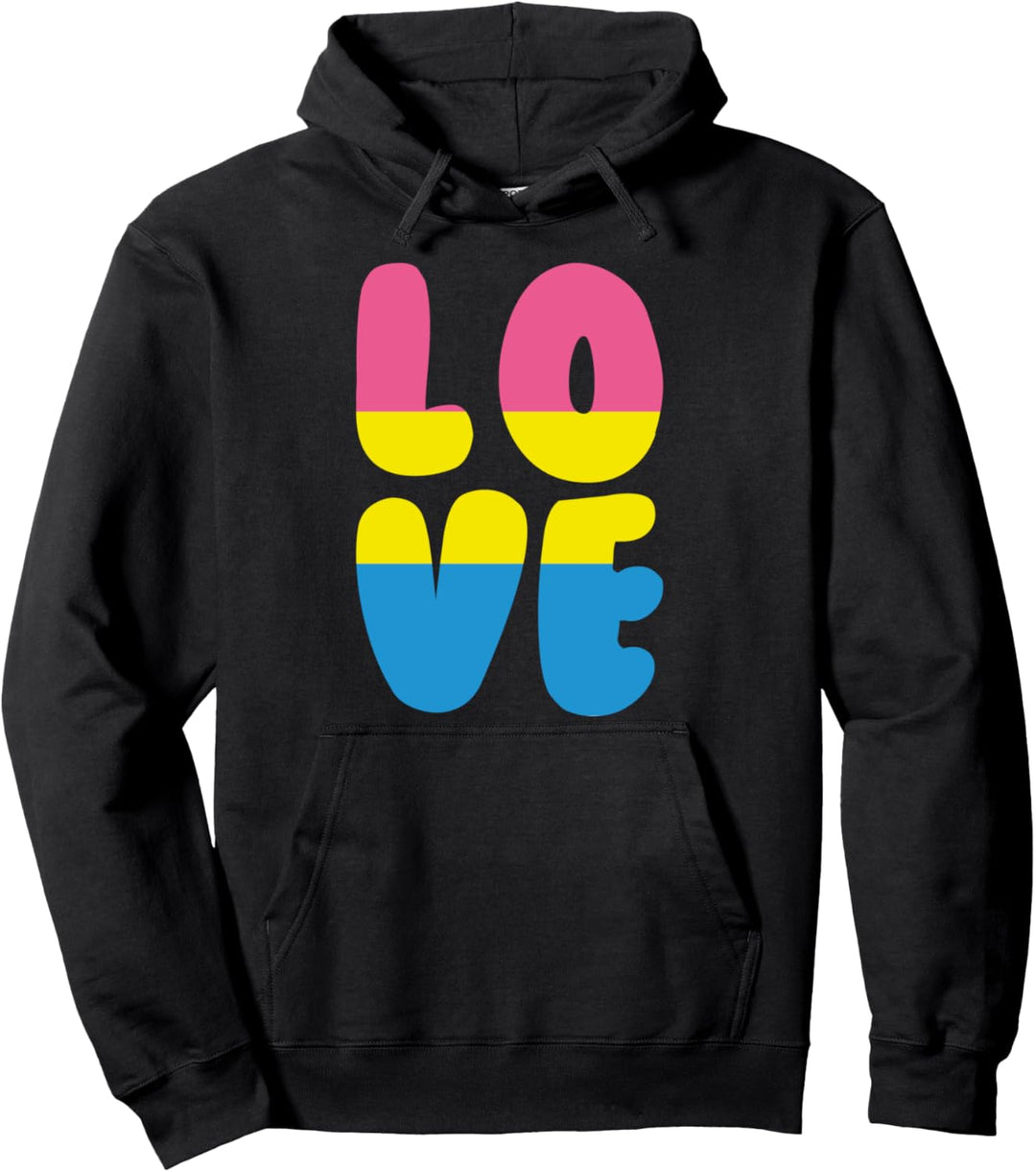 Pan Pride Liebe Queer LGBTQ CSD Geschenk Pansexuell Pullover Hoodie