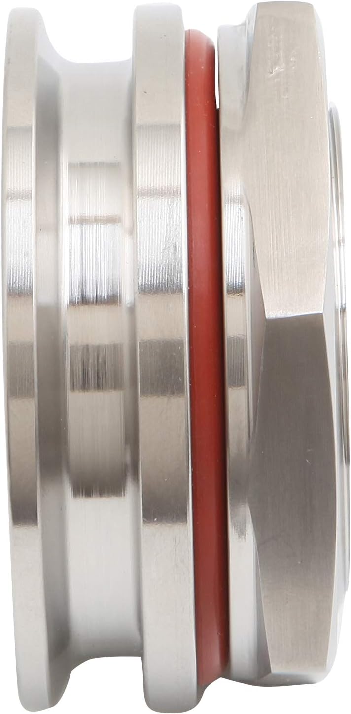 Semfeil Brew TRUE 5,1 cm Tri-Klemm-Schott-Kompressionsverschraubung, 304 Edelstahl, Homebrew Kettle
