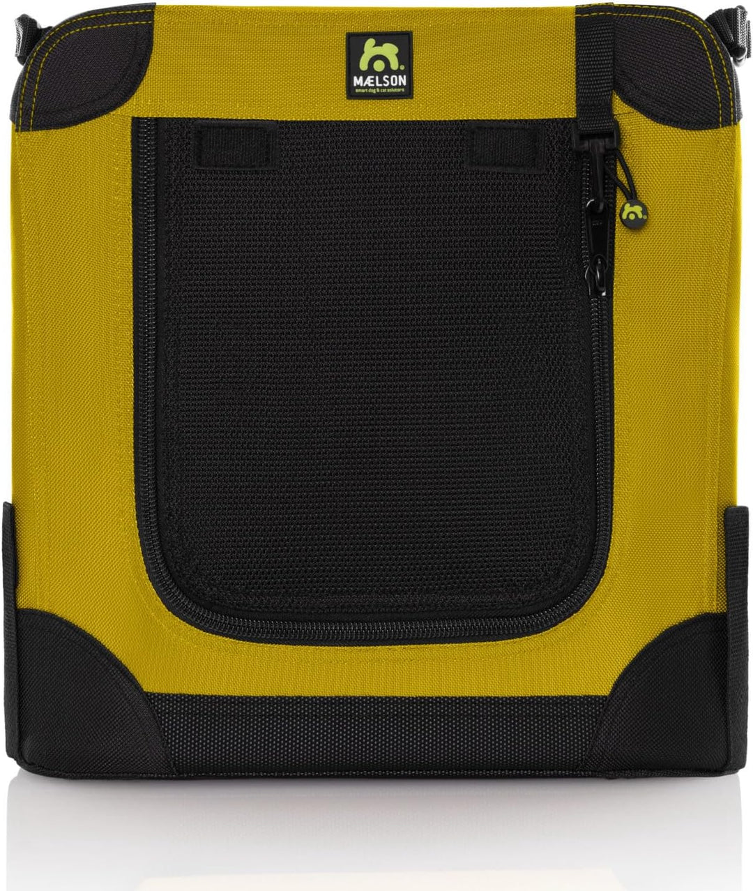 Maelson Soft Kennel Safran Gelb 52 cm + Lounge Mat - Transportbox mit Matratze für Hunde, 52 cm