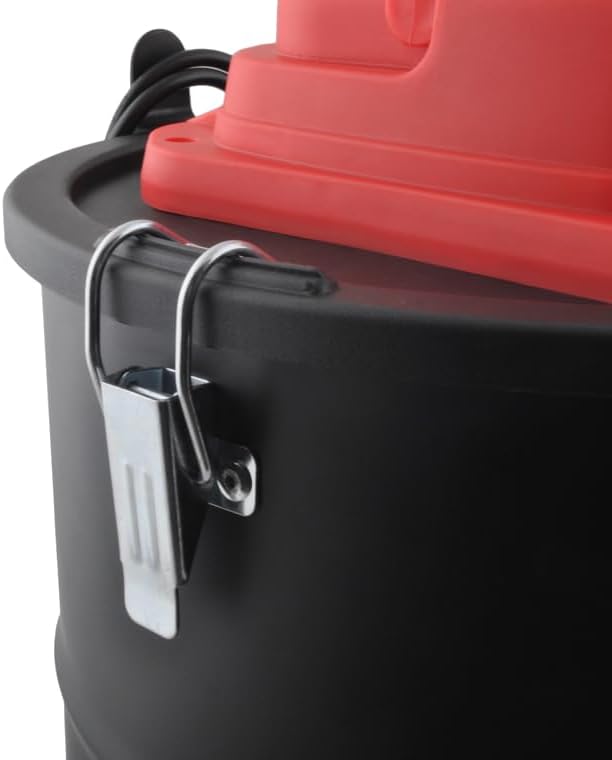 KAMINER Aschesauger 15 L, 1200 W, 20 kPa, HEPA + Textilfilter, Blasfunktion, Metall-Ansaugrohr, 2 Al