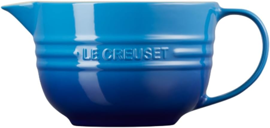 Le Creuset Steingut-Mischkanne, 2 Liter, Azure Blue, 70106202200002, Azure