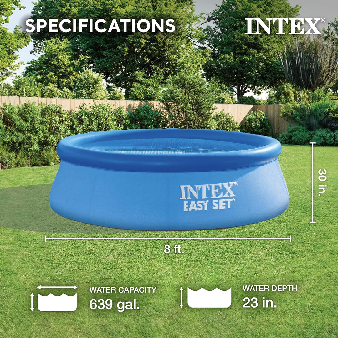 Intex 28110NP Easy Set Pool - Aufstellpool, 244 x 76 cm 244 x 76 cm