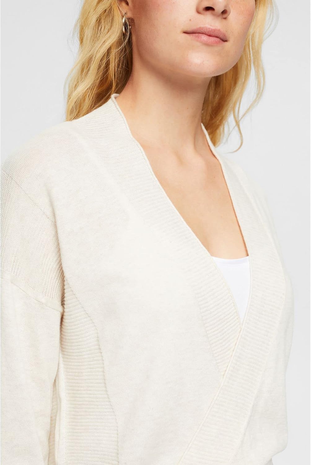 ESPRIT Pullover im Wickeldesign