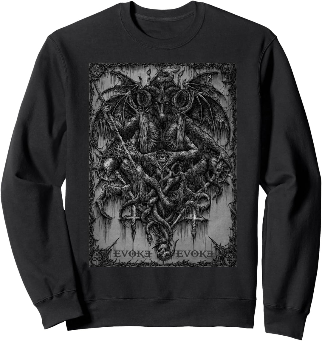 Occult Demon Baphomet Alternative Metal Sweatshirt