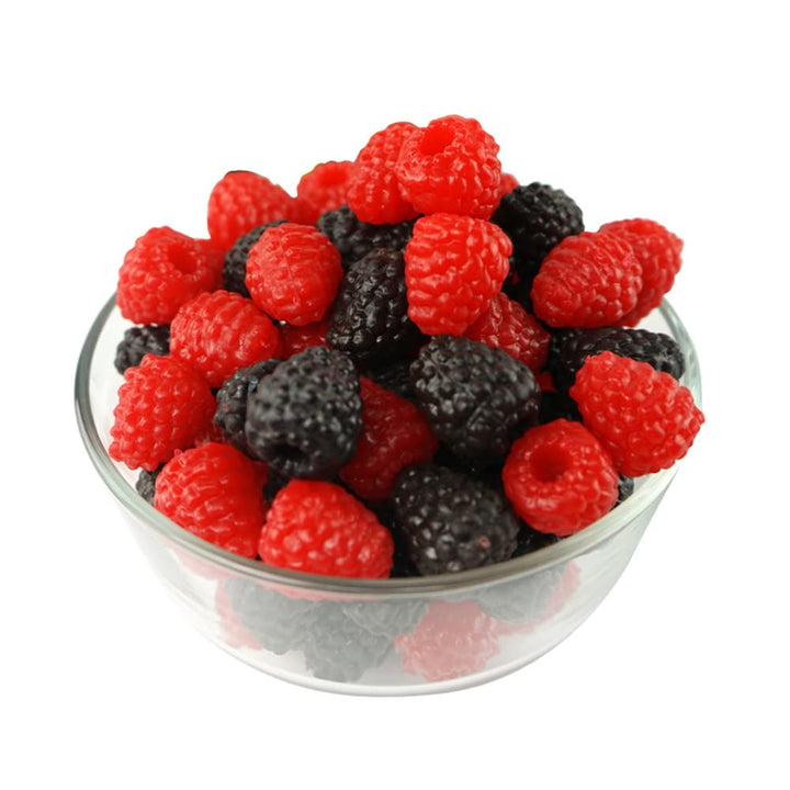iSpchen 30 Stück Künstliche Himbeere Kunststoff Gefälschte Früchte Obst realistisch Erdbeere Mini Fr
