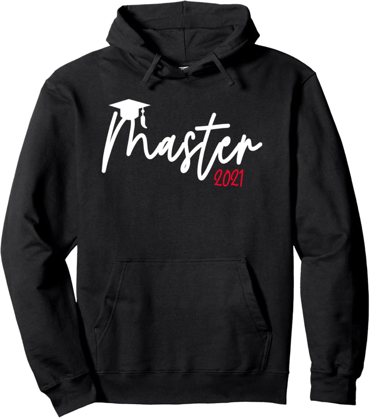 Master Hut 2021 Abschluss Geschenk Mastertitel Student Pullover Hoodie