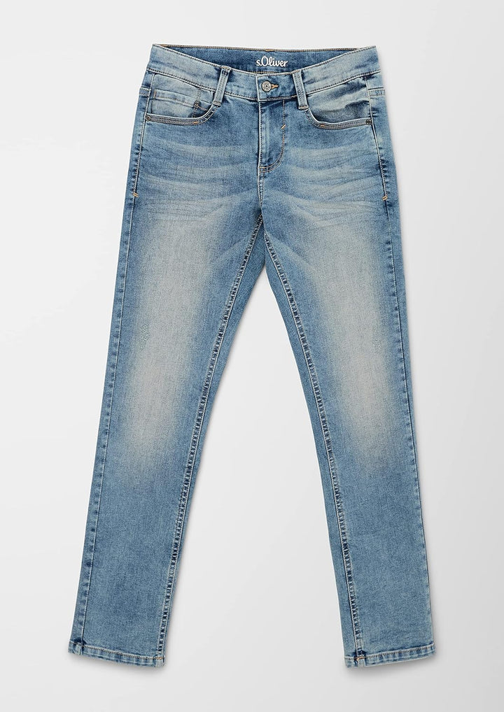 s.Oliver Jungen Jeans, Seattle Regular Fit 170 Slim Blau, 170 Slim Blau