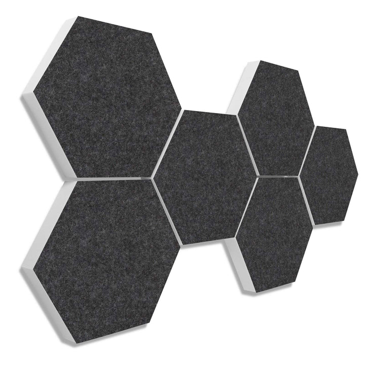 platino24 Schallabsorber COLORE aus Basotec G+ I Akustikpaneele mit Akustikfilz I Wand-Paneele mit 6
