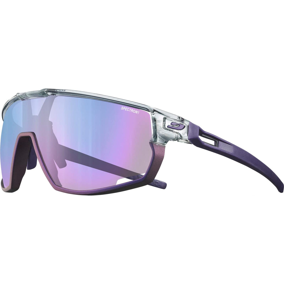 Julbo Unisex Rush Sunglasses Einheitsgrösse Grau Durchscheinend / Violett, Einheitsgrösse Grau Durch