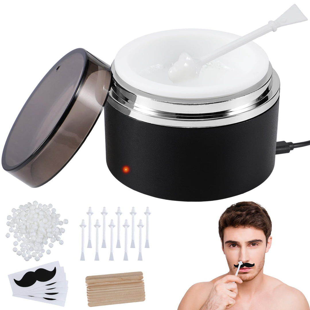 Sockywin Nasenhaarentferner Waxing Set, Wachs Haarentfernung Frauen Herren, Nasenhaar Wachs, USB Sch
