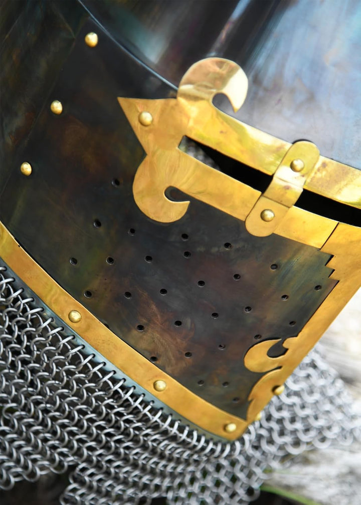 Ulfberth Topfhelm der Rieter von Kornburg, Nürnberg um 1375, Gr. M