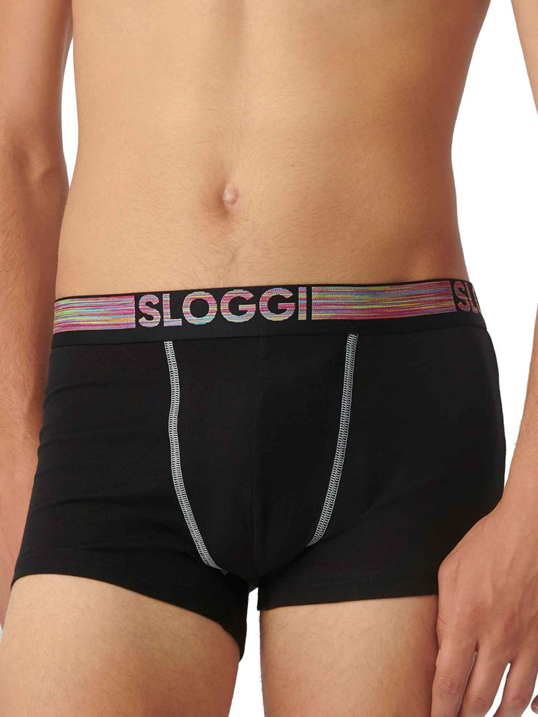 Sloggi Herren Go ABC Natural H Hipster 6p Retroshorts (6er Pack) L Schwarz, L Schwarz