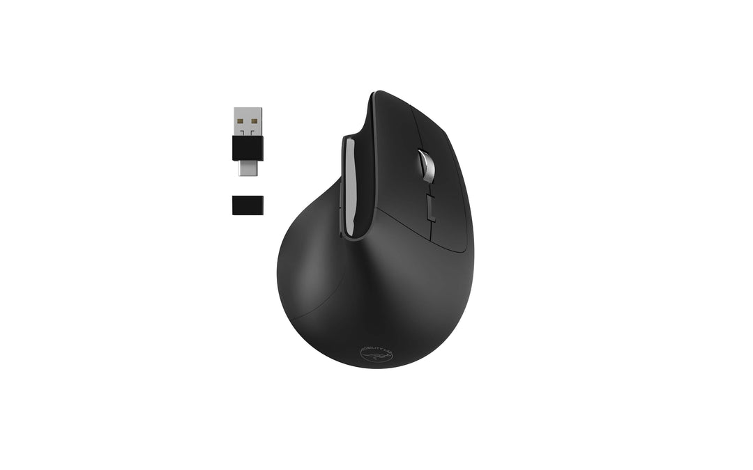 Mobility Lab - Ergonomische Funkmaus Premium - Leise Klicks - Einstellbare DPI - Verbindung über USB