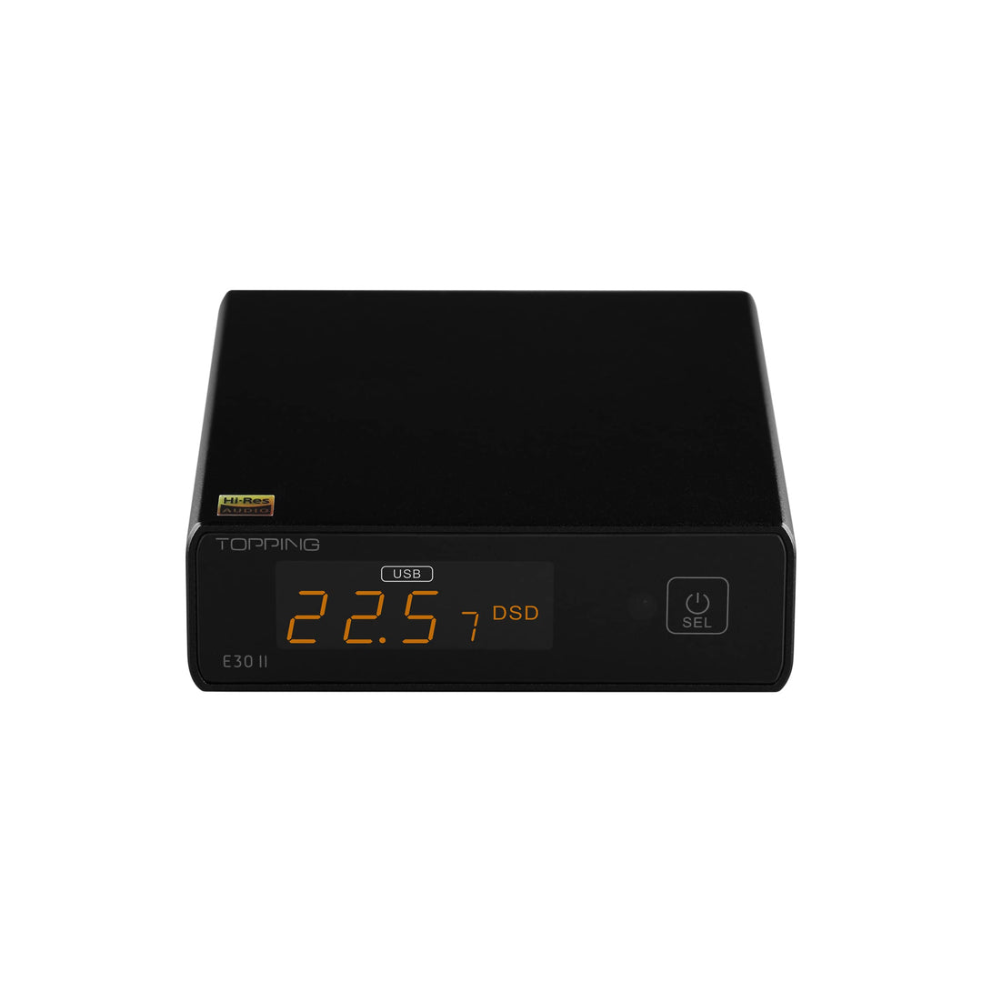 Topping E30 II Dual AK4493S Decoder DAC XU208 32bit/768k DSD512 Touch-Bedienung mit Hi-Res-Decoder m