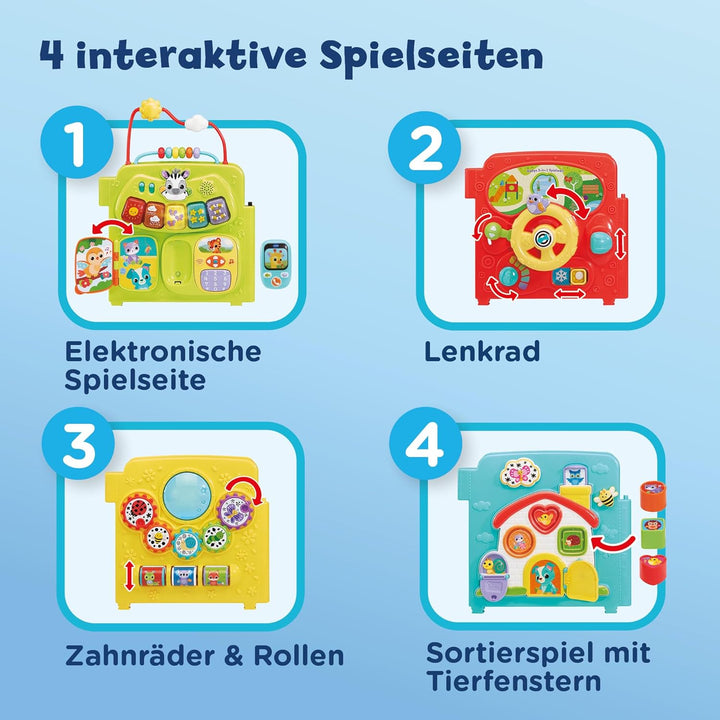 Vtech Baby - Babys 3-in-1 Spielwelt – Interaktive elektronische und Nicht-elektronische Spielseiten