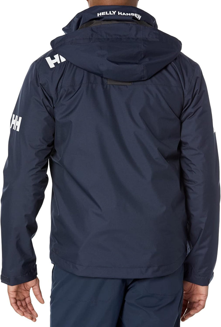 Helly Hansen Herren Crew Hooded Midlayer Jacket Jacke (1er Pack) M Marineblau, M Marineblau