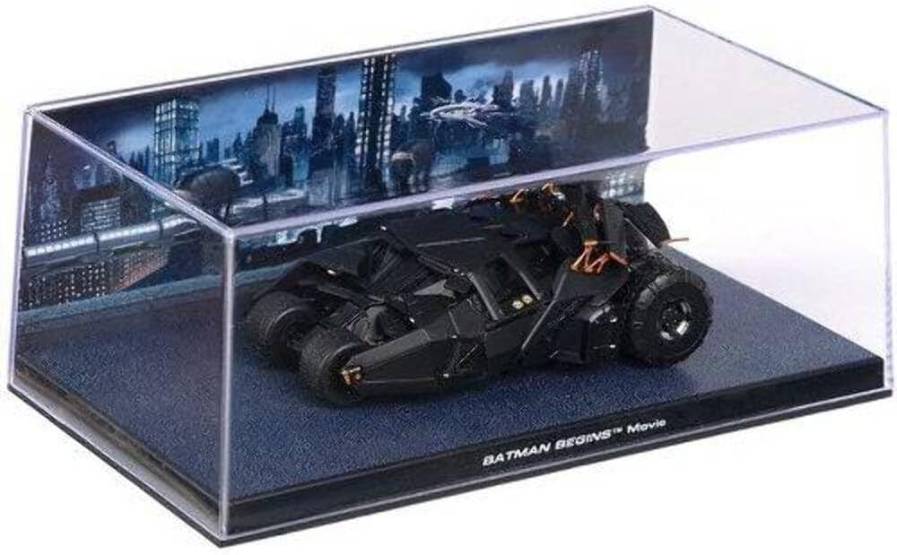 Eaglemoss MBAEN004 30800606625 Batman Begins Batmobile Fahrzeug Massstab 1:43, Bunt, único