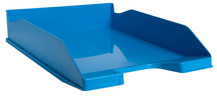 Exacompta 113283D 6er Pack Briefablage BeeBlue aus Recycling-Kunststoff DIN A4. Ideale Briefkörbe fü