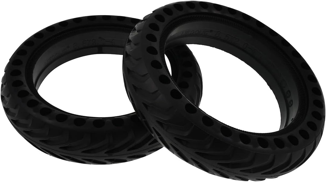 2Extreme 2x E Scooter Reifen, 8,5 Zoll Vollgummi, 8 1/2 Vollgummireifen, 50/75-6.1 Ersatzreifen komp