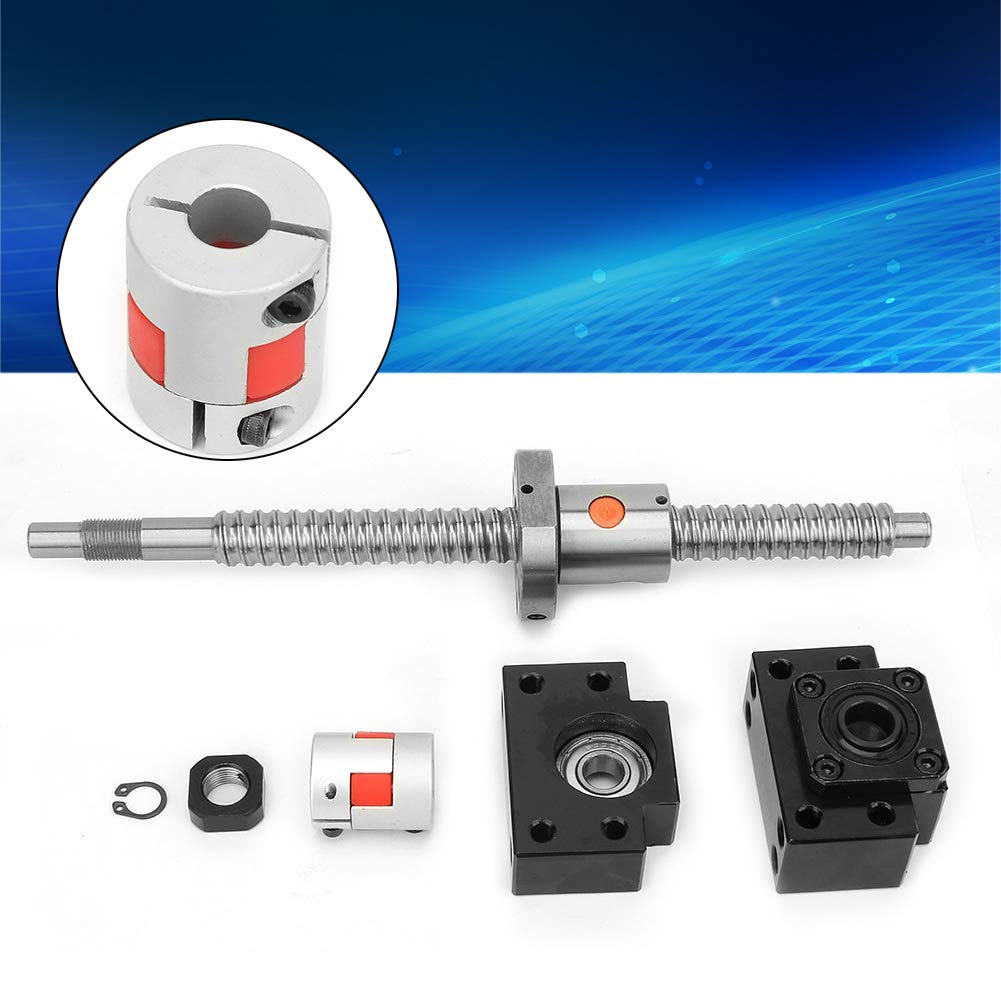 SFU1605 Kugelumlaufspindelsatz 250 mm Edelstahl-Kugelumlaufspindel & Mutter & BKBF12-Halterung & 6,3