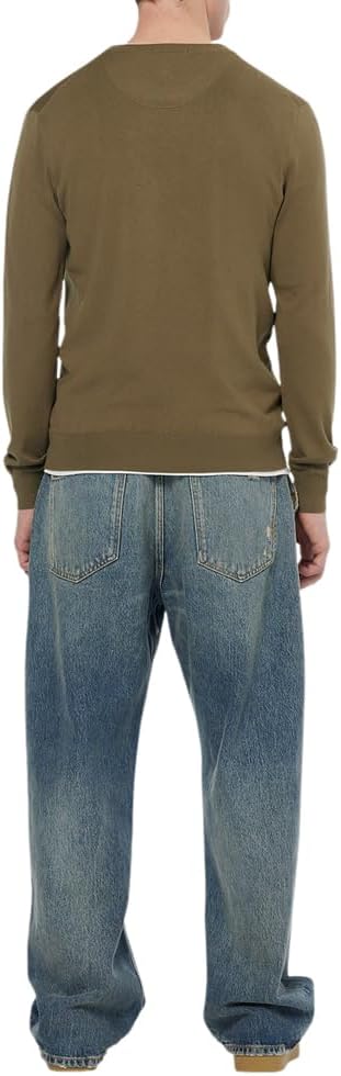 Scotch & Soda Herren Viscose Sweater Pullover S Golden Brown, S Golden Brown