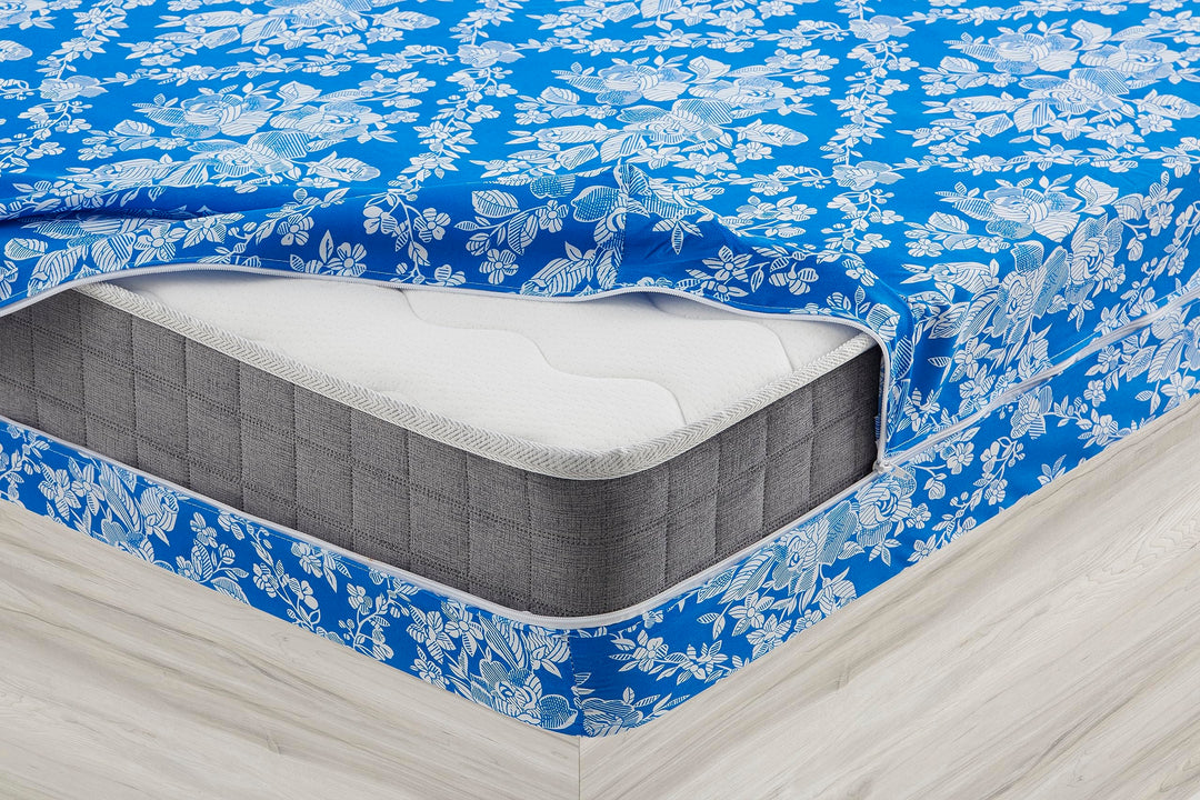 Degrees Home – Alba – Matratzenbezug – 90 cm Matratzenschoner – Reissverschluss-Matratzenbezug – Ant