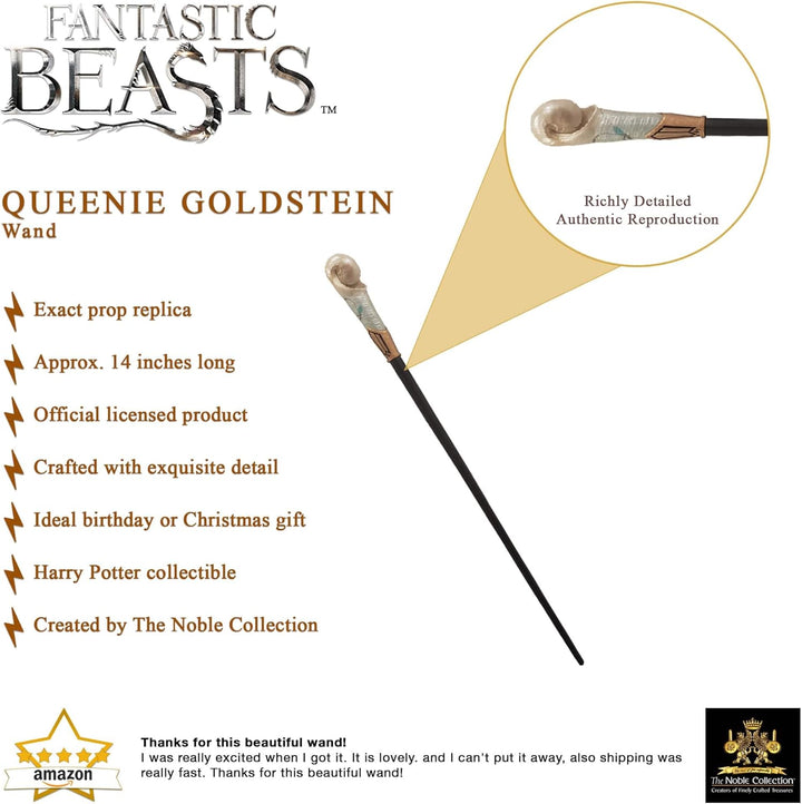 Der Zauberstab der Noble Collection Queenie Goldstein (Fensterbox)