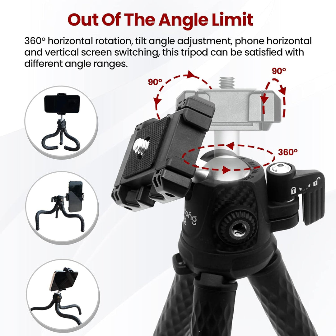 Handy Stativ Flexibel Goocong Stative für Smartphone Kamera Tripod Mini Stativ mit Handy Halterung 3