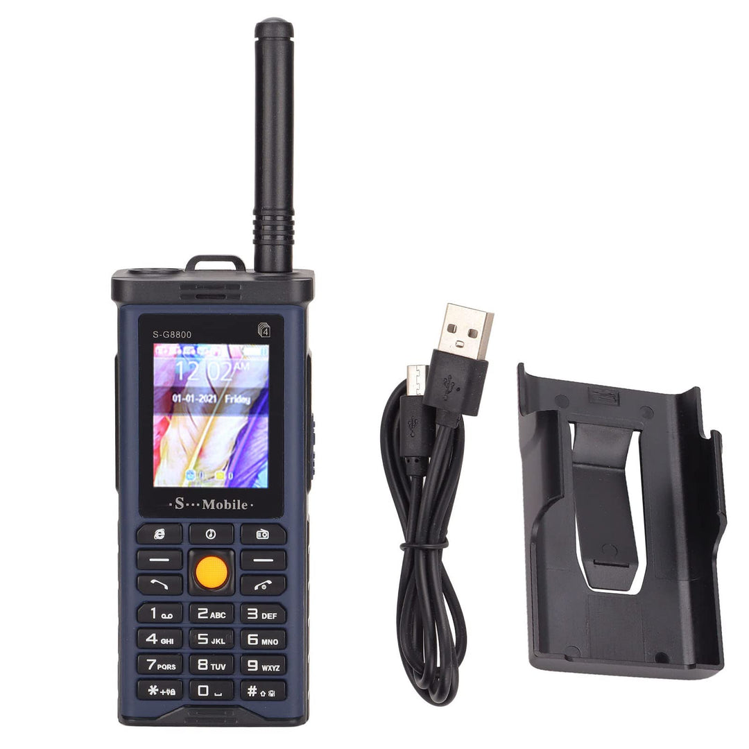 Elprico Big Button Handy, 2G Retro Smartphone Unlocked Handy Senior Handy 2400mAh Kapazität Akku für