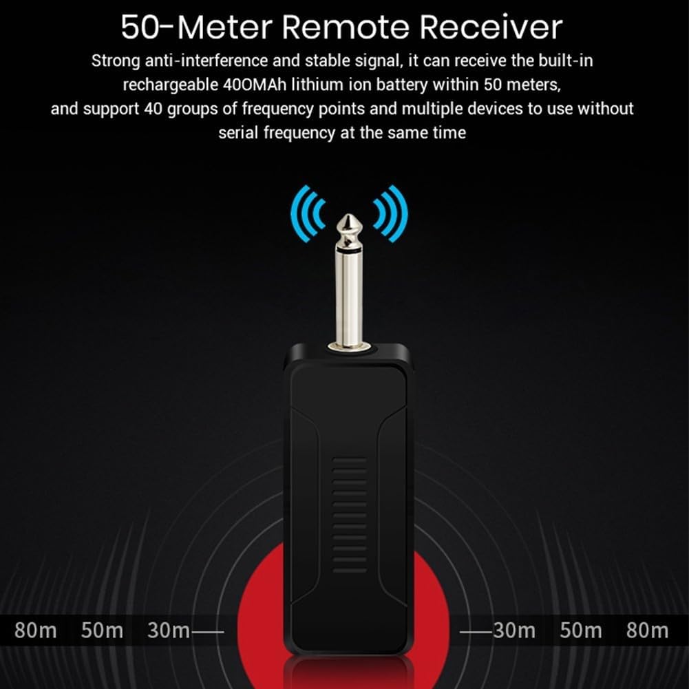 SPORTARC Wireless Headset Mikrofon Set, UHF Wireless Mikrofon USB Wiederaufladbar Dual Headset Syste