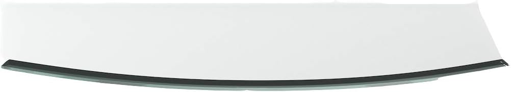 Glasplatte G30 Segmentbogen ESG 6 mm x 500 mm x 1000 mm ESG mit 18mm Facette Funkenschutzplatte Bode