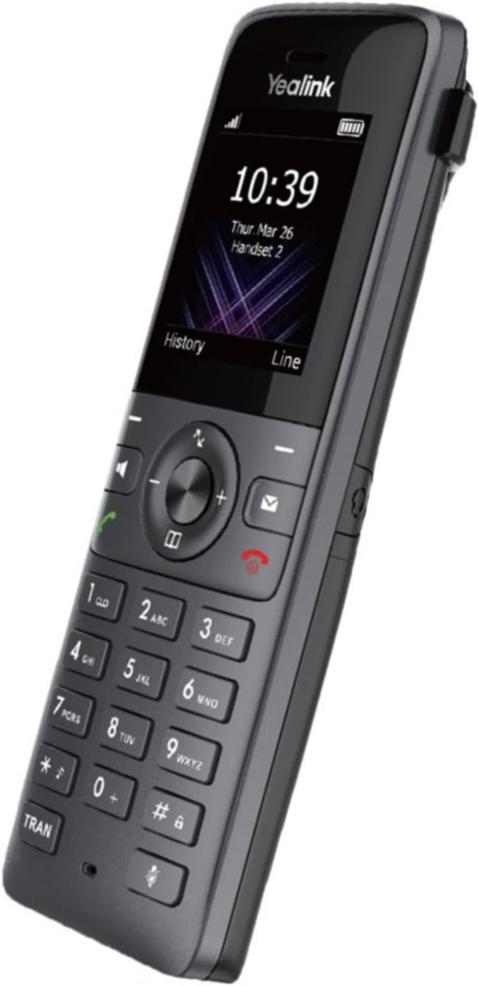 Yealink W73P DECT IP Telefon System (W70B Basis + W73H Handset) Schwarz W73P (Basis W70B und W73H Mo