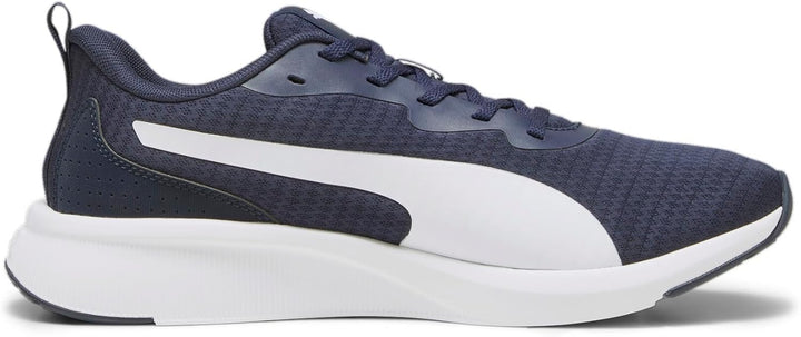 PUMA Unisex Flyer Lite Strassen-Laufschuh 45 EU Puma Navy Puma White, 45 EU Puma Navy Puma White