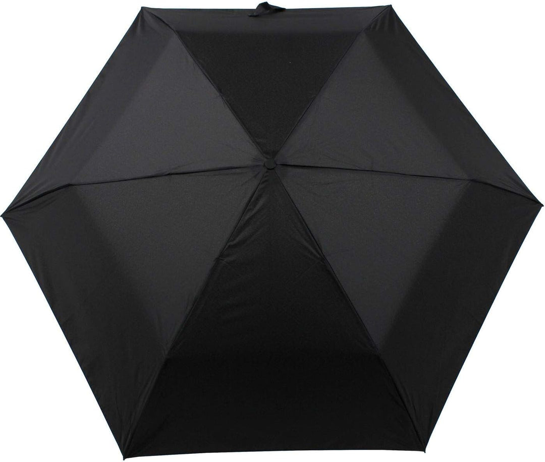 doppler magic zero mini Taschenschirm mit Auf-Zu-Automatik - simply black Uni Black, Uni Black