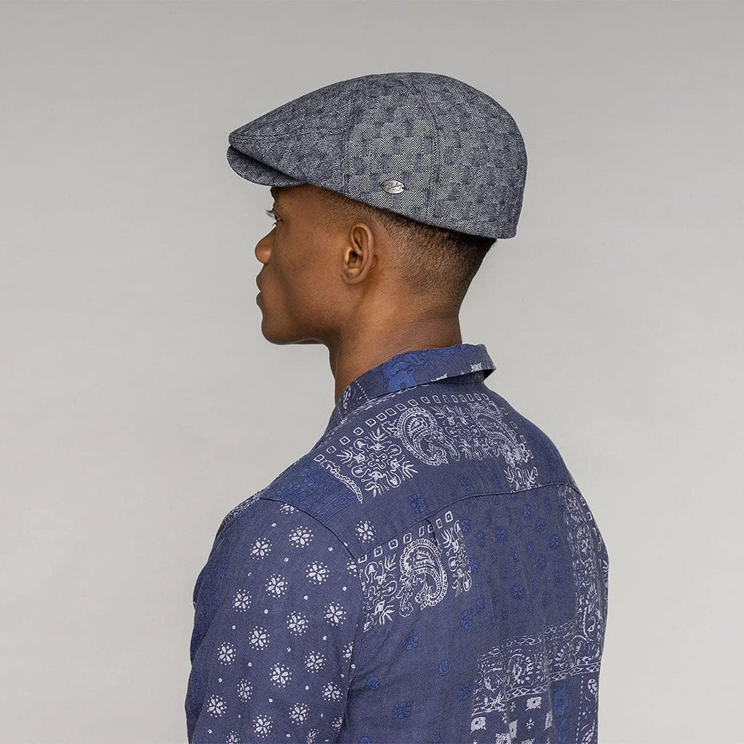 Bailey 1922 Becker Flatcap Schirmmütze Schiebermütze (S (54-55 cm) - schwarz)