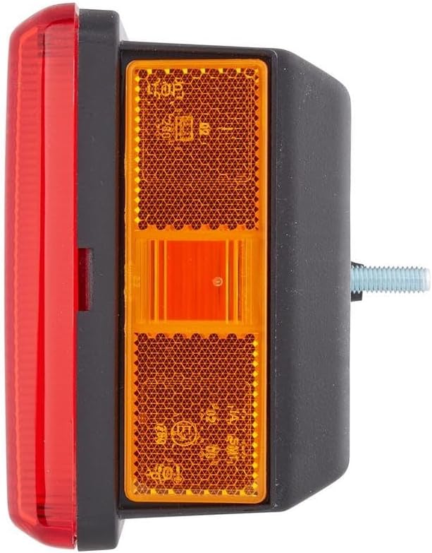 HELLA - Heckleuchte - Glühlampe - 24/12V - Anbau/geschraubt - Lichtscheibenfarbe: mehrfarbig - Steck