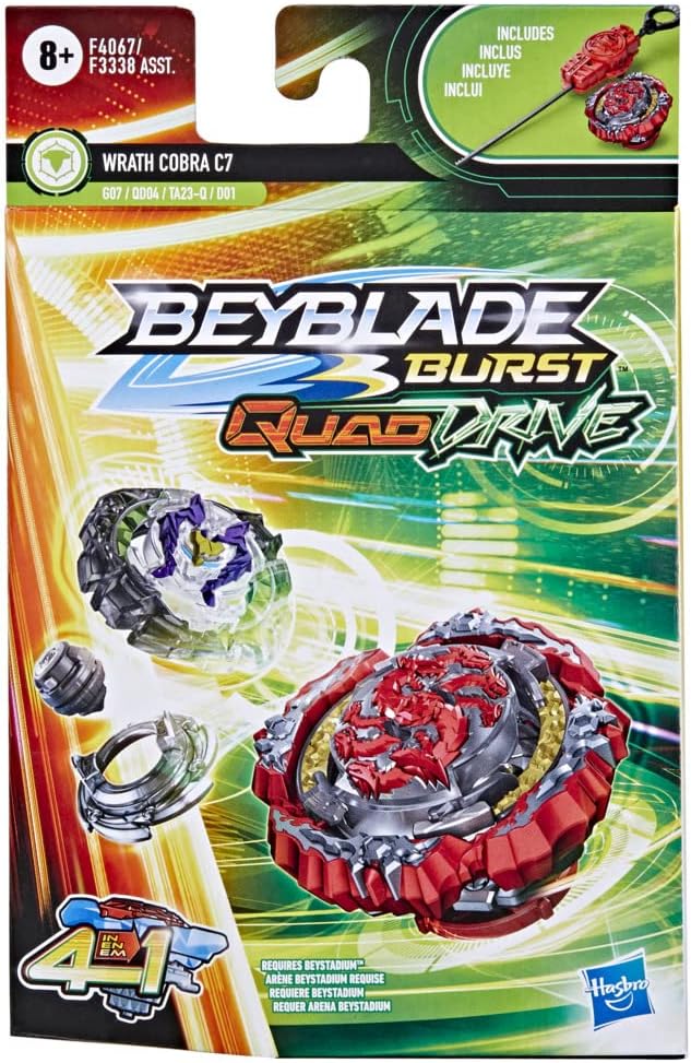 Hasbro Beyblade Beyblade Quad Drive, Kreisel und Launcher, Mehrfarbig (F3338EU4)