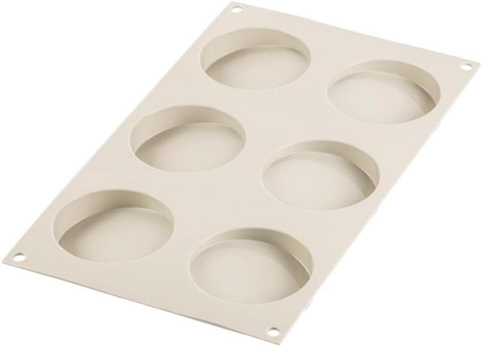 Silikomart Backform für Mini-Kuchen, Glam, 6 Stück
