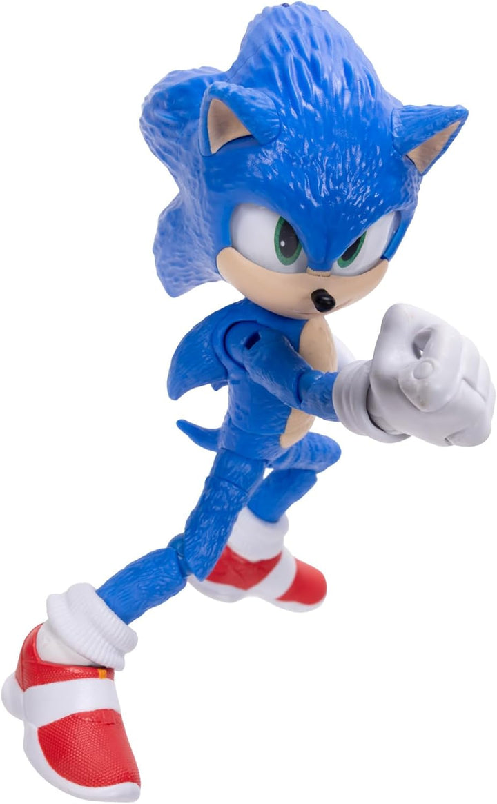 Sonic 423974 3 Movie 12,7 cm The Hedgehog Actionfiguren, Blau, 13cm